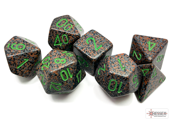 Chessex: Speckled Earth Polyhedral 7-Dice Set