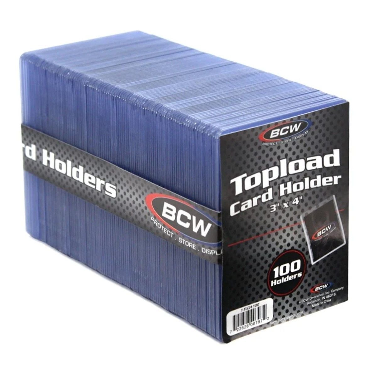 BWC Supplies: 3x4 Topload Card Holder - Standard (100 pz)