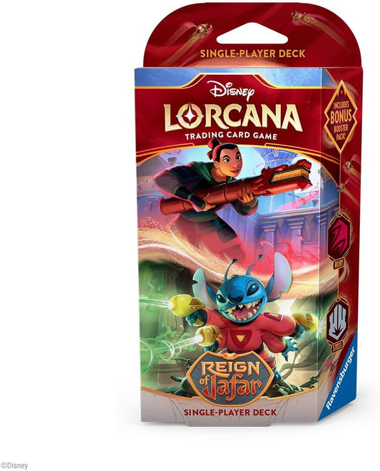Disney Lorcana: Ruby & Steel Starter Deck ( Set 8 )