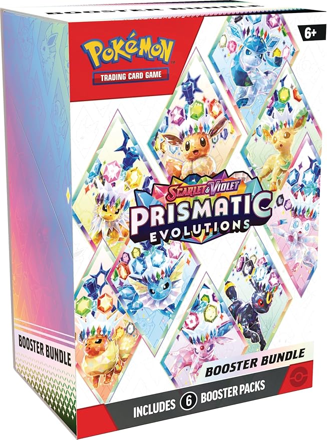 Pokémon TCG: Scarlet & Violet-Prismatic Evolutions Booster Bundle