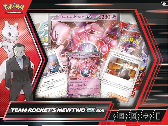 Pokémon TCG: Team Rocket's Mewtwo EX Box