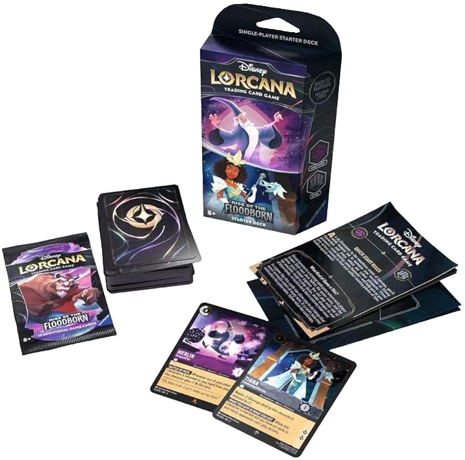Lorcana: Rise of The Floodborn - Amethyst & Steel Starter Deck
