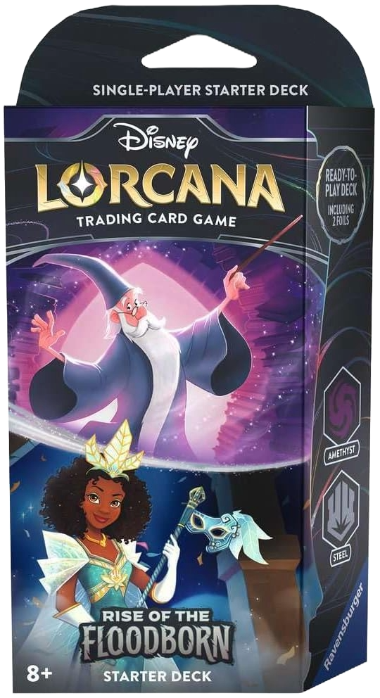 Lorcana: Rise of The Floodborn - Amethyst & Steel Starter Deck