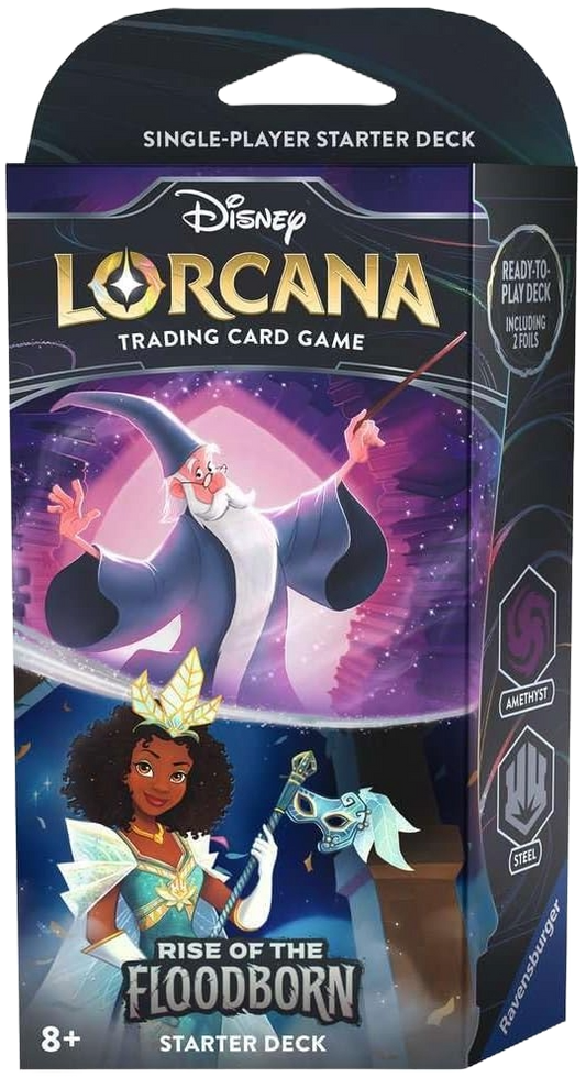 Lorcana: Rise of The Floodborn - Amethyst & Steel Starter Deck