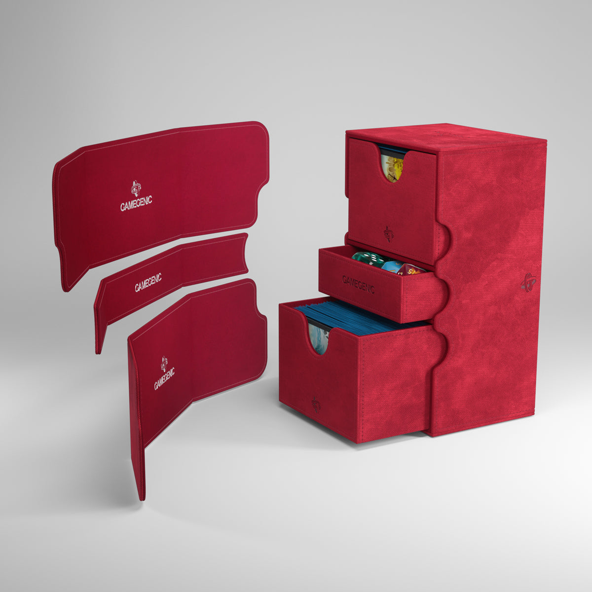 GAMEGENIC - STRONGHOLD 200+ CONVERTIBLE RED