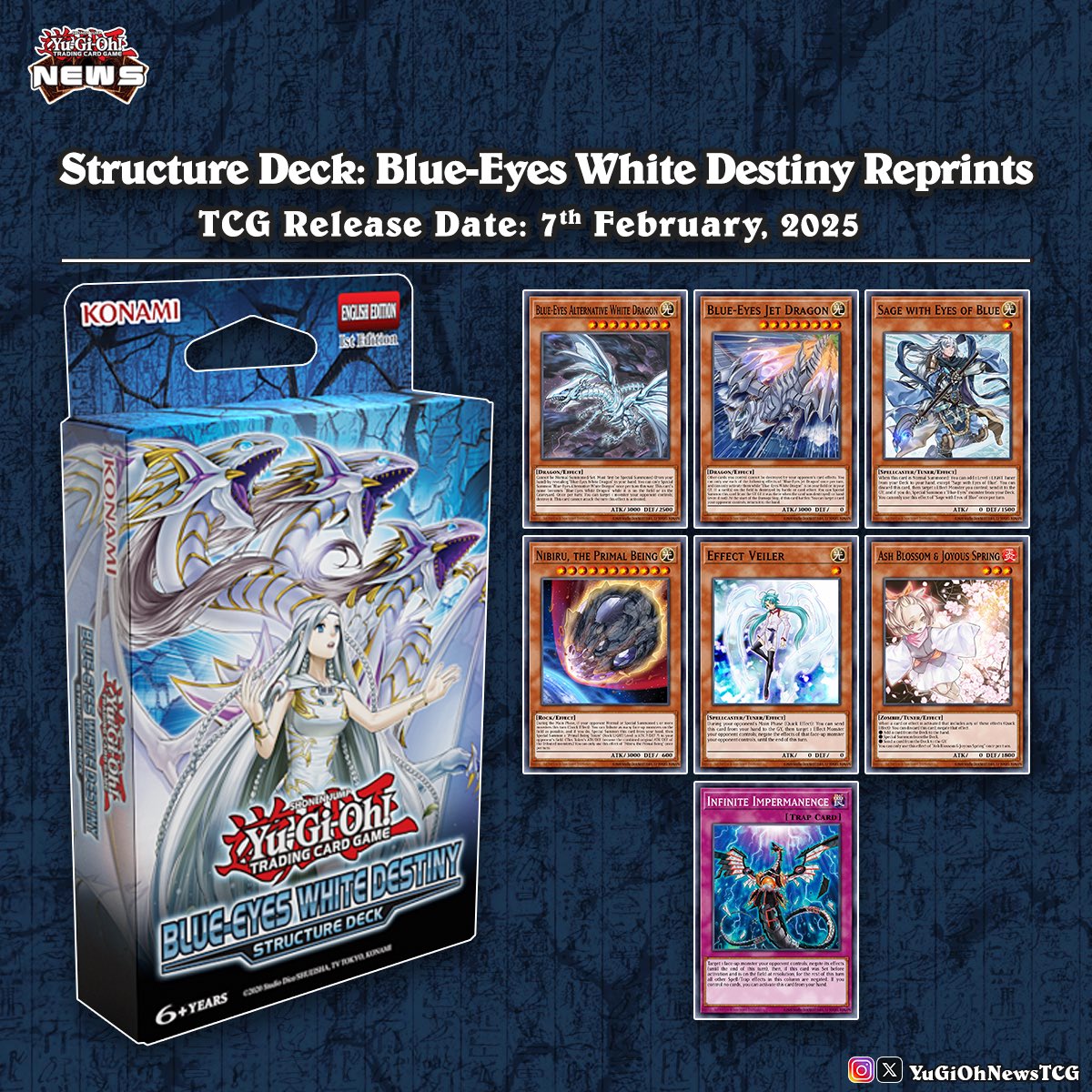 Structure Deck: Blue-Eyes White Destiny