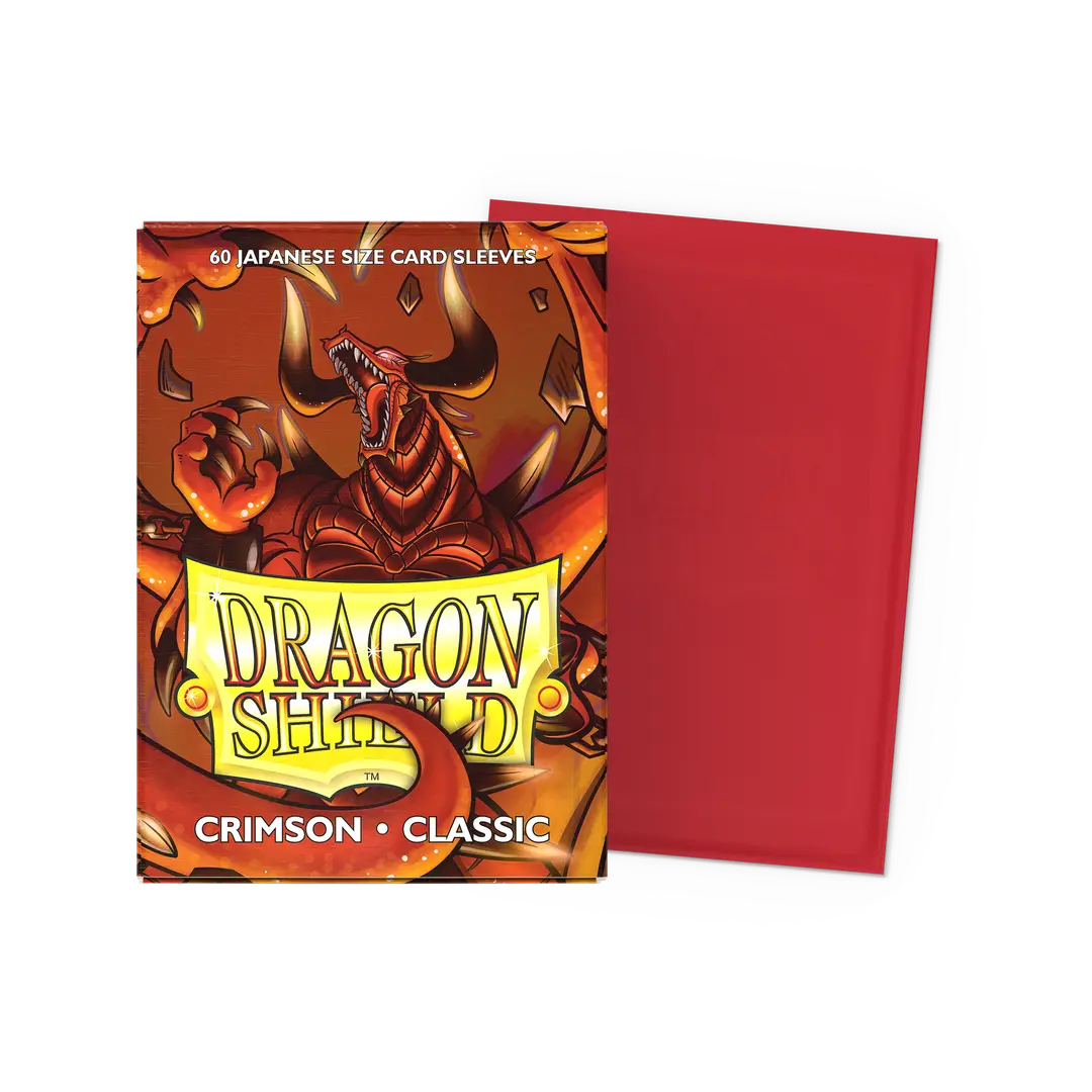 Dragonshield: 60ct Classic Sleeves - Japanese Size Crimson