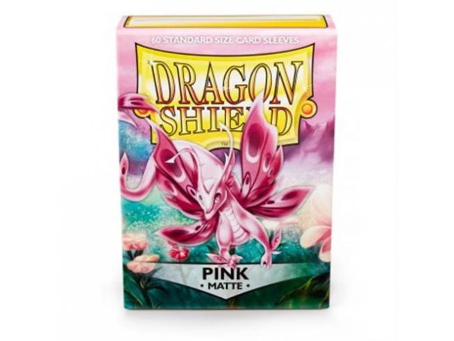 Dragonshield: 60ct Matte Sleeves - Standard Size Pink