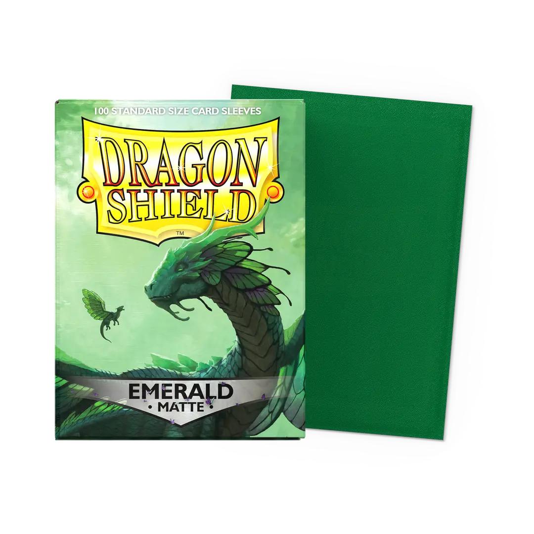 Dragonshield: 100ct Matte Sleeves - Standard Size Emerald