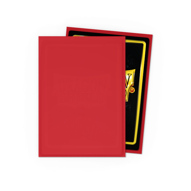 Dragonshield: 100ct Classic Sleeves - Standard Size Crimson