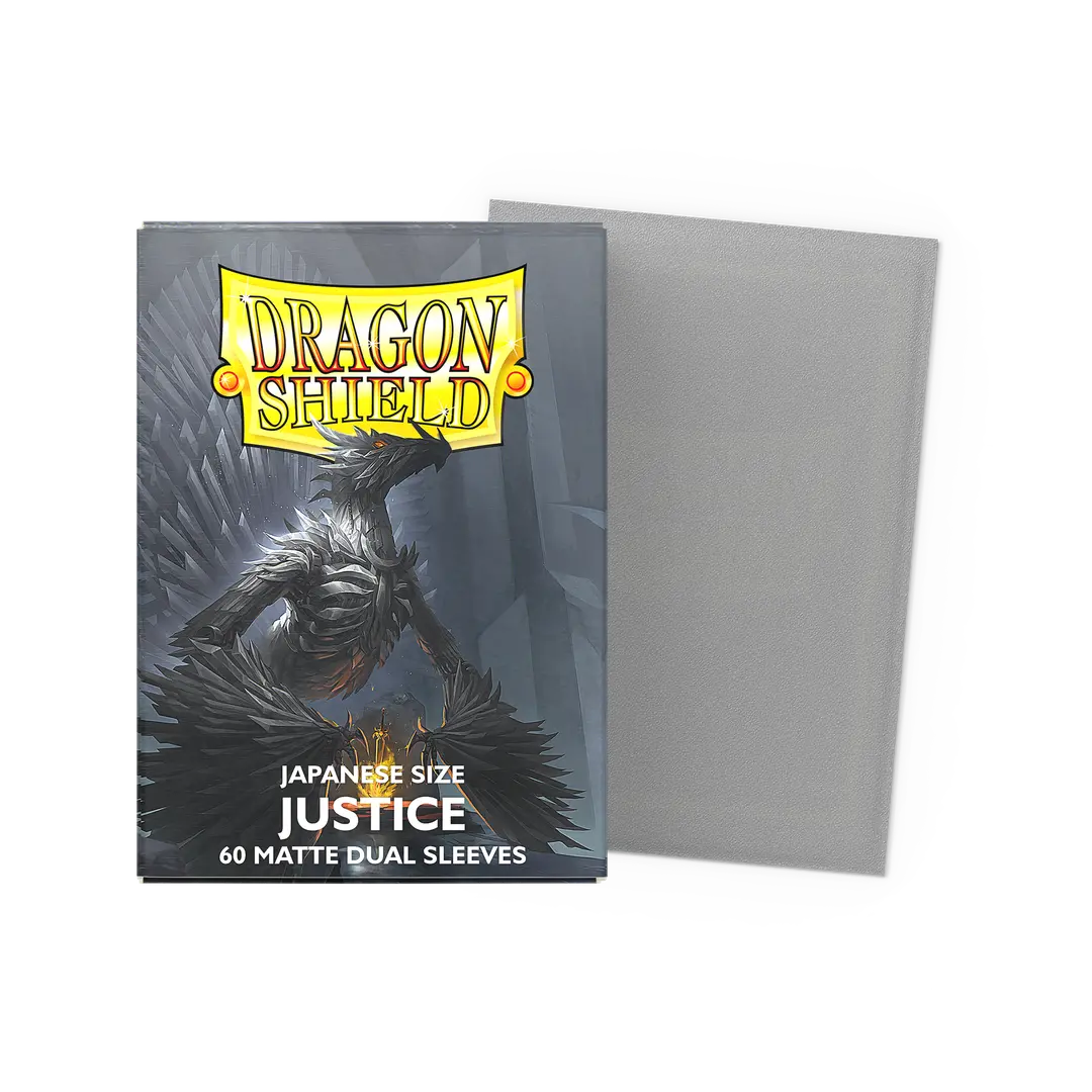 Dragonshield: 60ct Dual Matte Sleeves - Japanese Size Justice