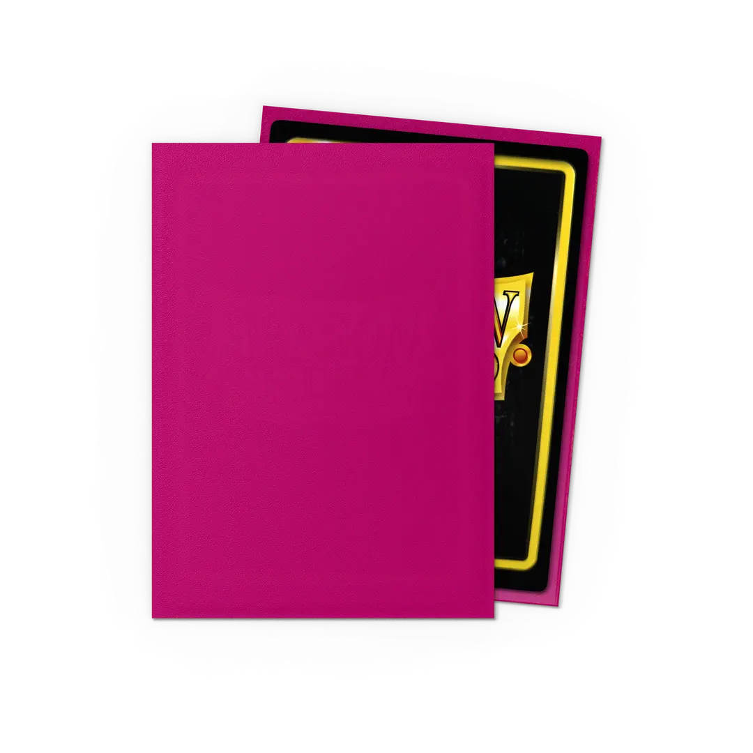 Dragonshield: 100ct Matte Sleeves - Standard Size Magenta