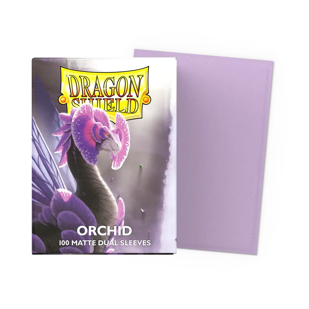 Dragonshield: 100ct Dual Matte Sleeves - Standard Size Orchid