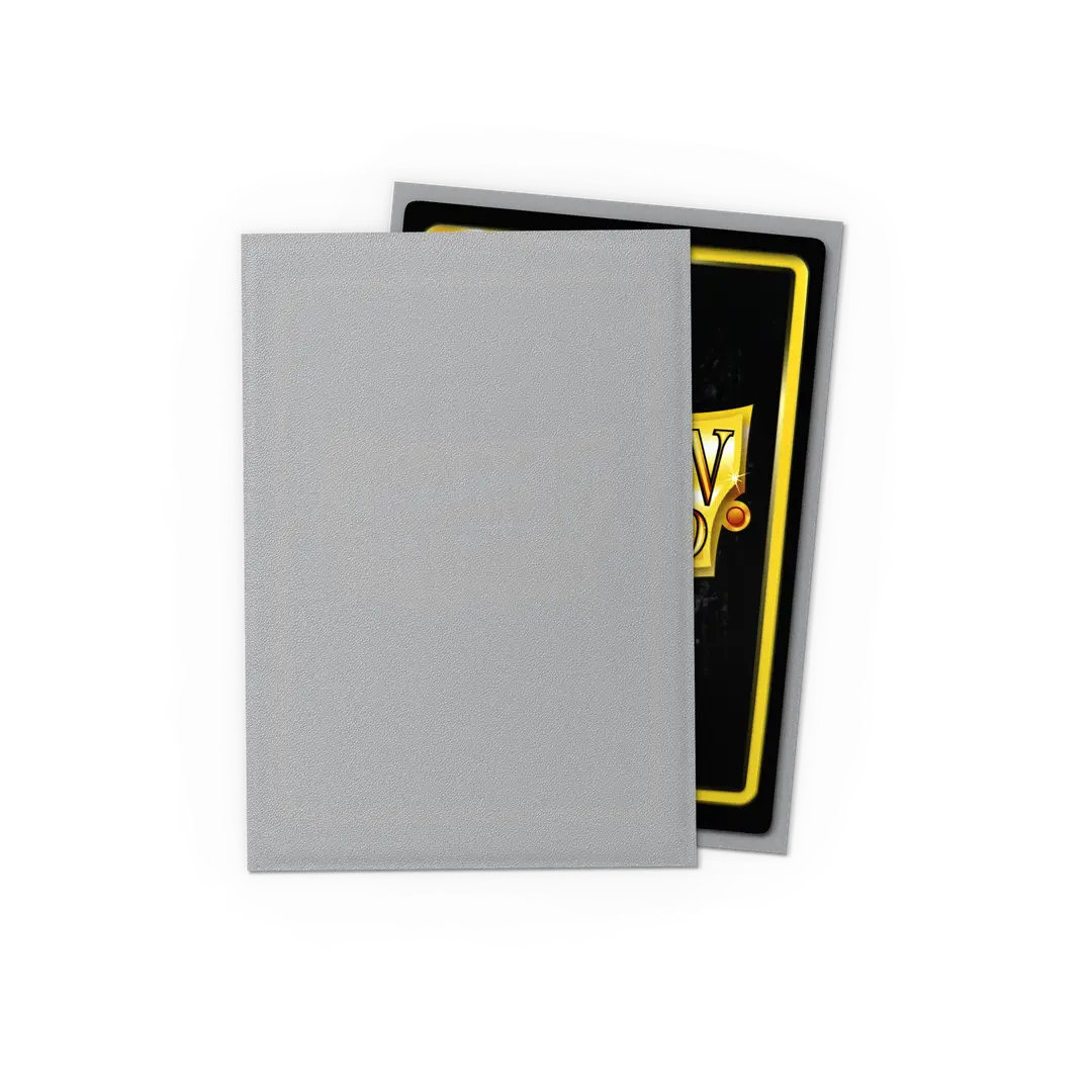 Dragonshield: 60ct Matte Sleeves - Japanese Size Silver