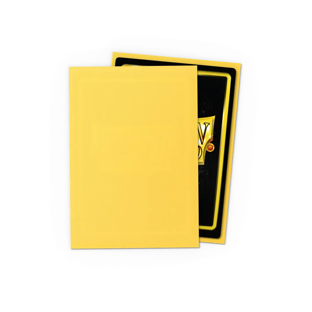 Dragonshield: 60ct Matte Sleeves - Japanese Size Yellow