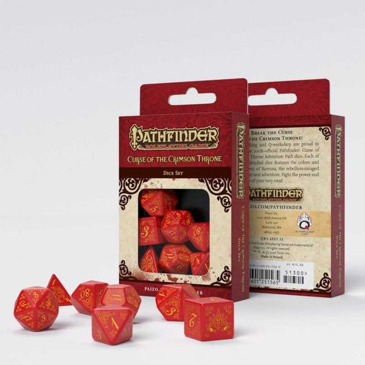 Dados Pathfinder Curse Of the Crimson Throne
