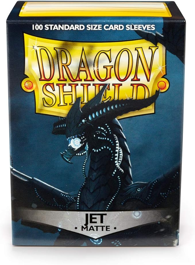 Dragonshield: 100ct Matte Sleeves - Standard Size Jet