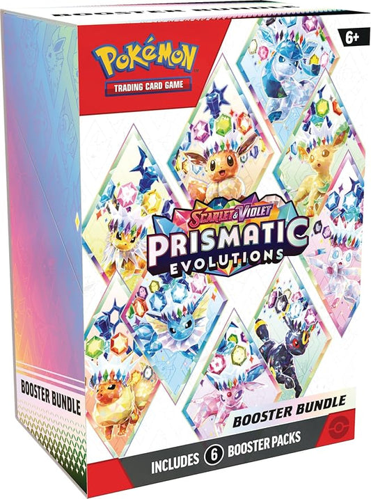 Pokémon TCG: Scarlet & Violet-Prismatic Evolutions Booster Bundle