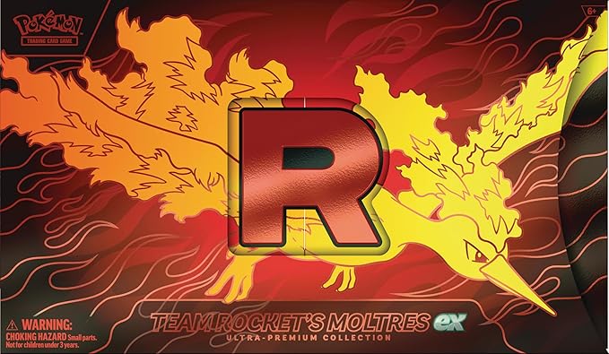 PREVENTA Pokémon TCG: Team Rocket's Moltres EX Ultra Premium Collection
