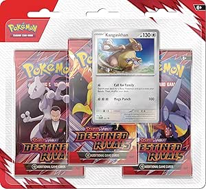 Pokémon TCG: Scarlet & Violet - Destined Rivals - 3 Pack Blister (Kangaskhan)