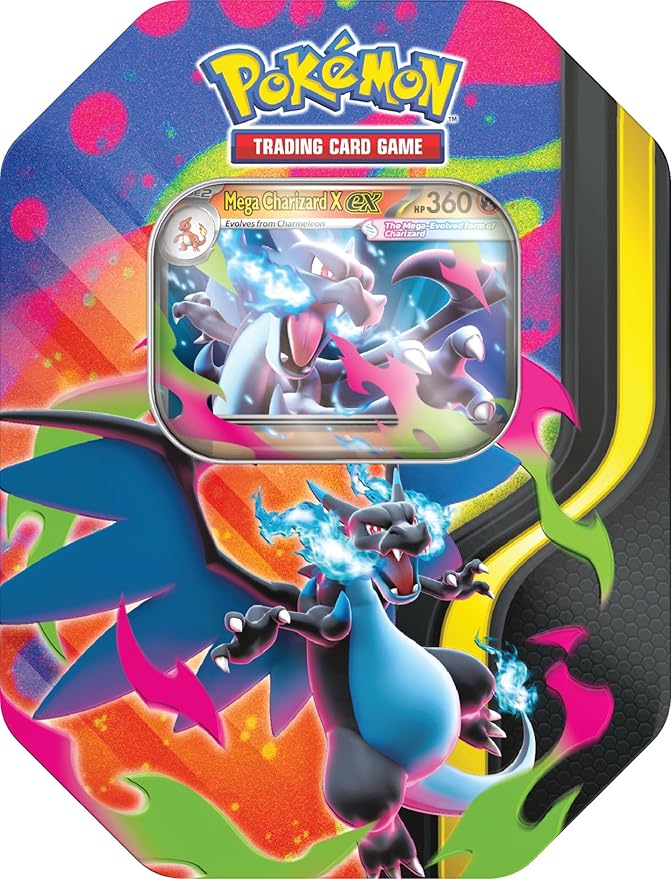 Pokémon TCG: Mega Charizard X/ Mega Charizard Y Tin