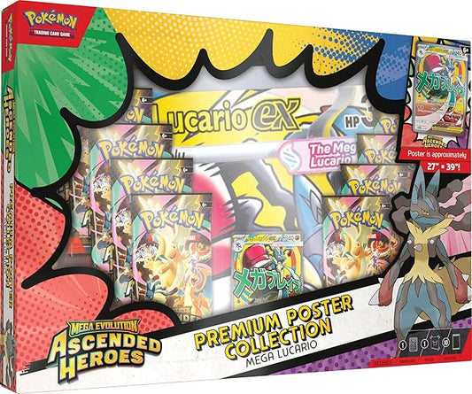 Pokémon TCG: Ascended Heroes - Premium Poster Collection Mega Lucario