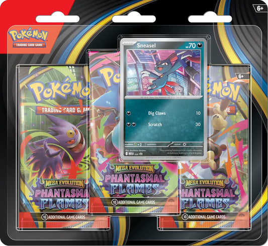 Pokémon TCG: Mega Evolution 3-Pack Blister - Sneasel