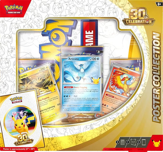 PREVENTA Pokémon TCG : 30th Celebration - Poster Collection (INGLÉS)