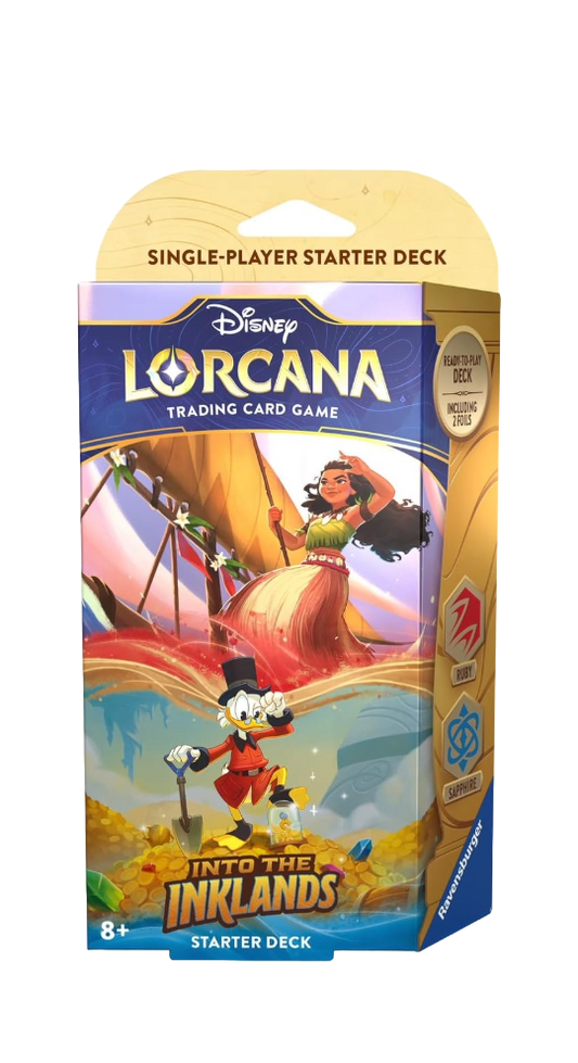 Lorcana: Into the Inklands Prenty of Pluck - Ruby & Sapphire Deck