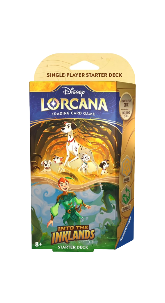Lorcana: Into the Inklands Starter Deck: Amber & Emerald
