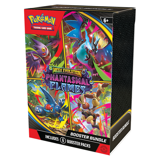 Pokémon TCG: Mega Evolutions - Phantasmal Flames Booster Bundle