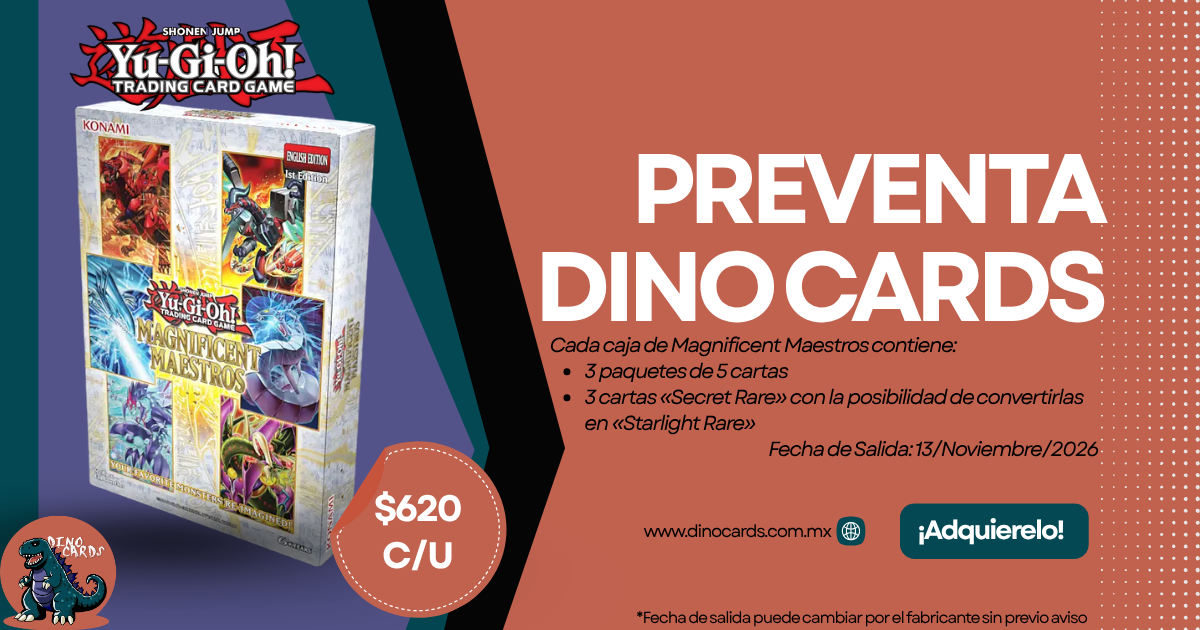 PREVENTA Yu-Gi-Oh! - Magnificent Maestros
