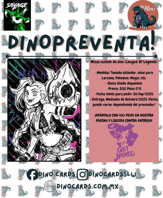 PREVENTA - Savage Custom Sleeves - Jinx