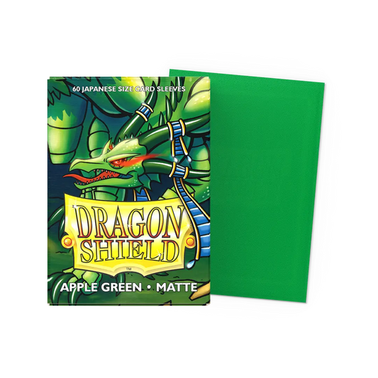 Dragonshield: 60ct Matte Sleeves - Japanese Size Apple Green