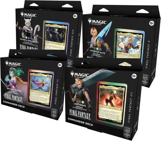 PREVENTA MAGIC THE GATHERING: Commander Deck Bundle MTG x Final Fantasy