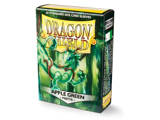 Dragonshield: 60ct Matte Sleeves - Standard Size Apple Green