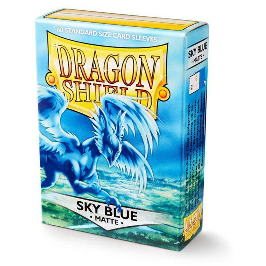 Dragonshield: 60ct Matte Sleeves - Standard Size Sky Blue