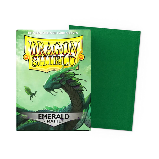 Dragonshield: 100ct Matte Sleeves - Standard Size Emerald