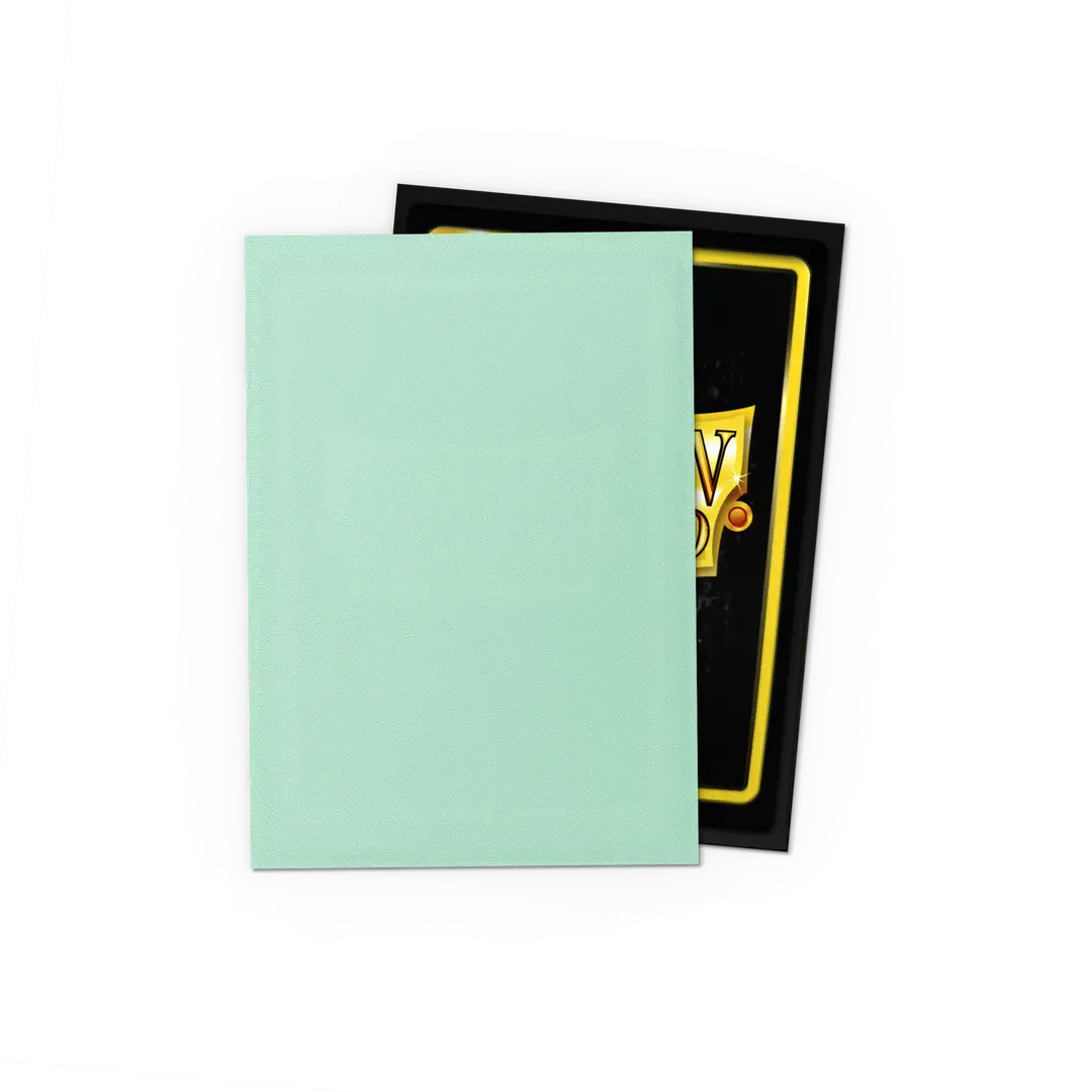 Dragonshield: 60ct Dual Matte Sleeves - Japanese Size  Eucalyptus