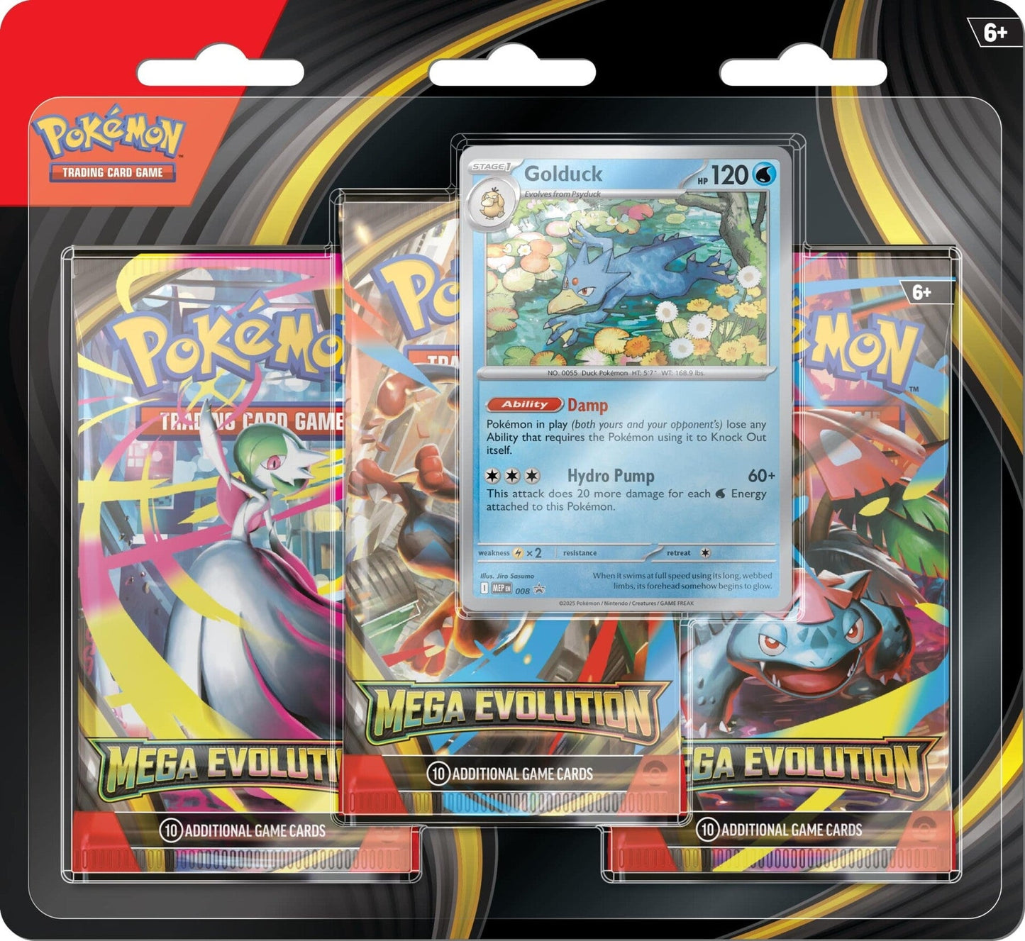 Pokémon TCG: Megaevolución 3 Pack Blister (ESPAÑOL)