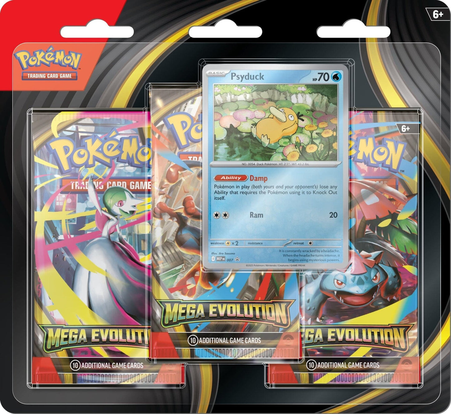 Pokémon TCG: Megaevolución 3 Pack Blister (ESPAÑOL)