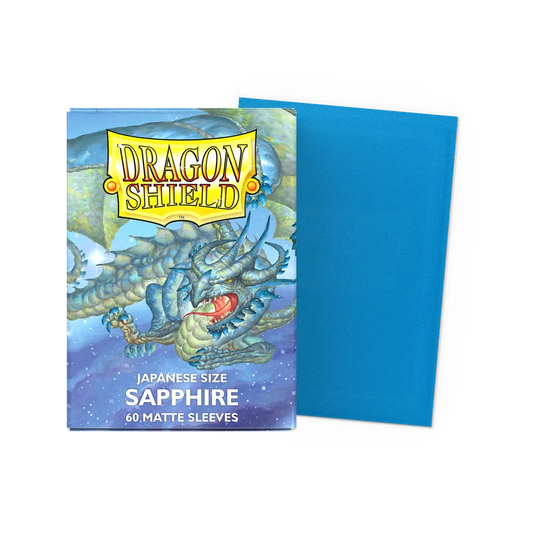 Dragonshield: 60ct Matte Sleeves - Japanese Size Sapphire