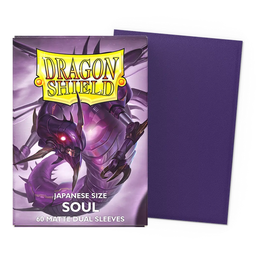 Dragonshield: 60ct Matte Dual Sleeves - Japanese Size  Soul